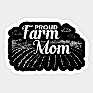 Farm Mom - Proud farm mom Sticker